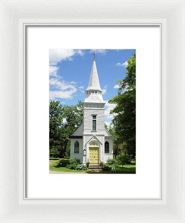 St Matthews Chapel Sugar Hil - Framed Print