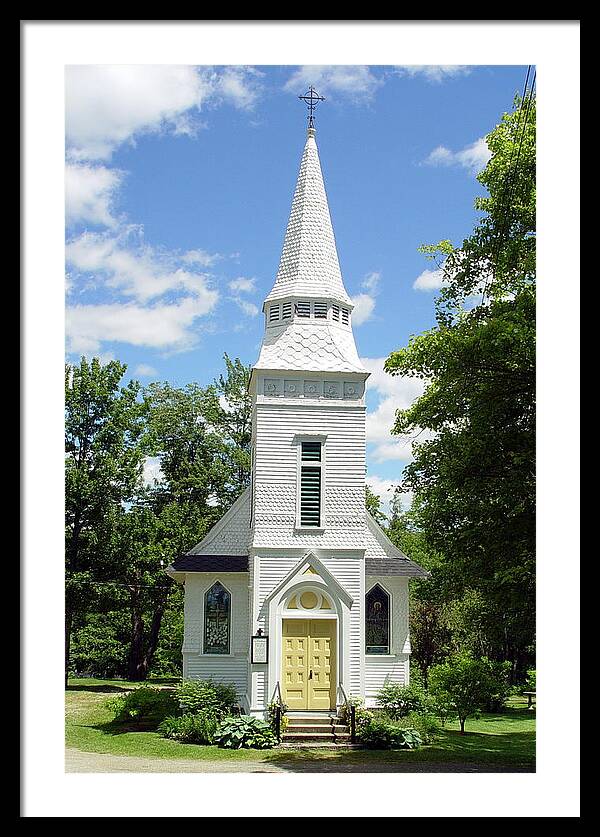 St Matthews Chapel Sugar Hil - Framed Print