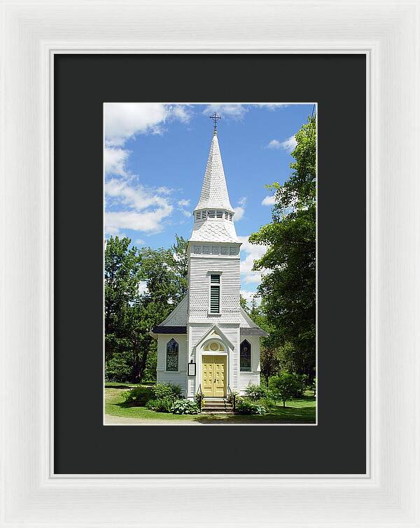 St Matthews Chapel Sugar Hil - Framed Print