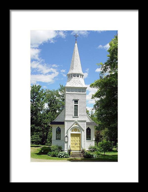 St Matthews Chapel Sugar Hil - Framed Print