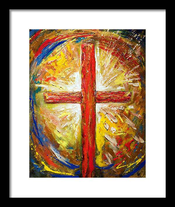 The Cross Painting - Framed Print