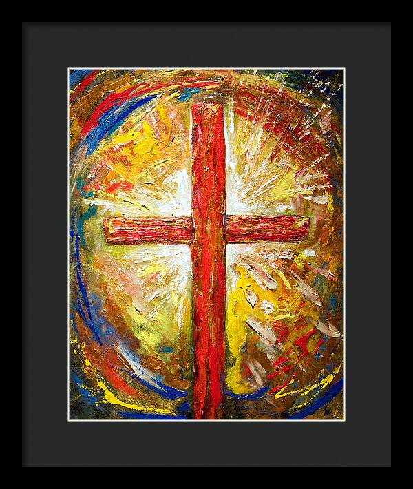 The Cross Painting - Framed Print