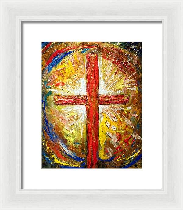 The Cross Painting - Framed Print