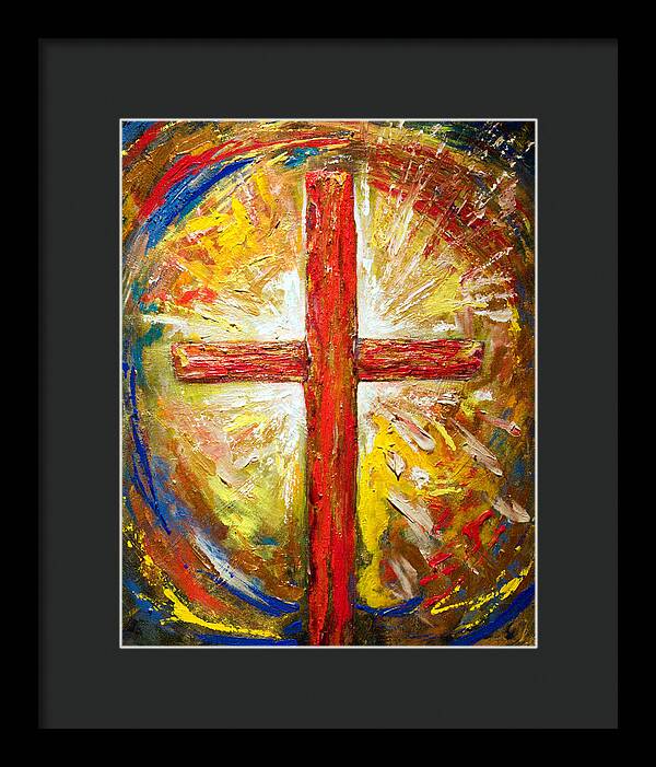 The Cross Painting - Framed Print