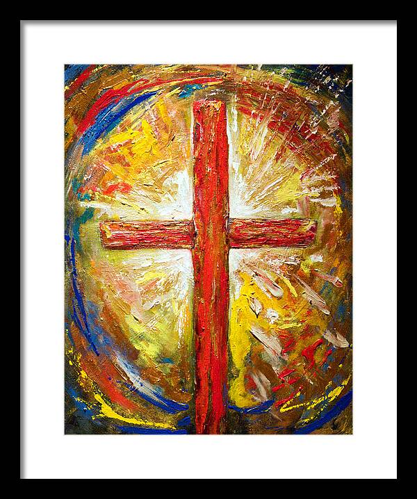 The Cross Painting - Framed Print