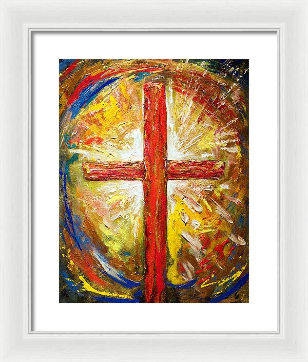 The Cross Painting - Framed Print