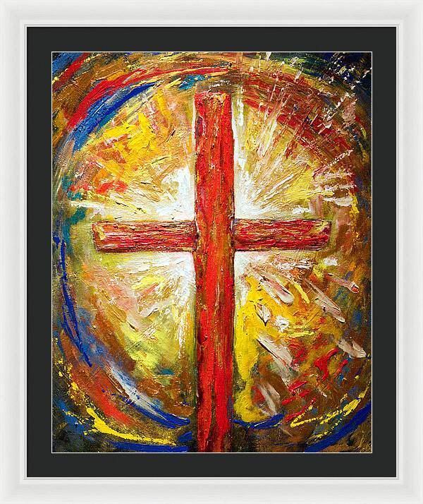 The Cross Painting - Framed Print