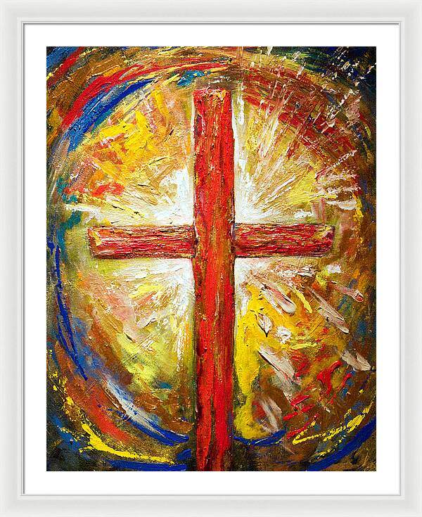 The Cross Painting - Framed Print