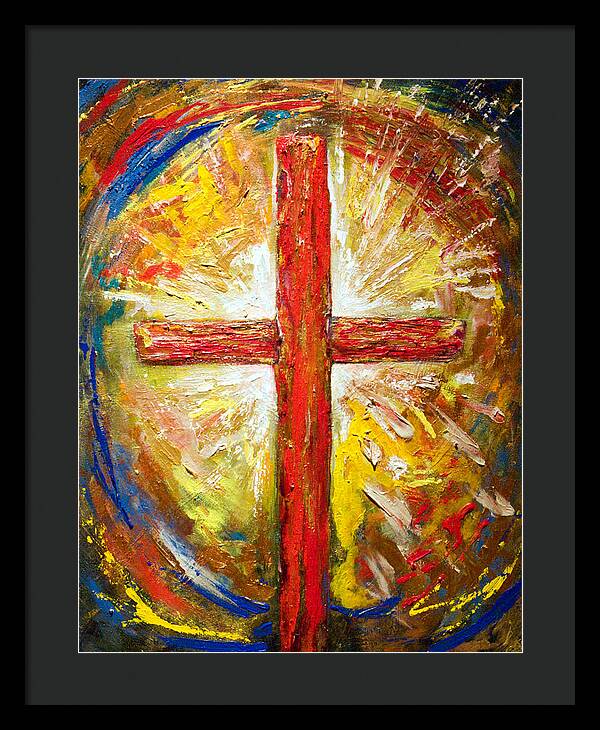 The Cross Painting - Framed Print