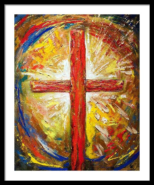 The Cross Painting - Framed Print