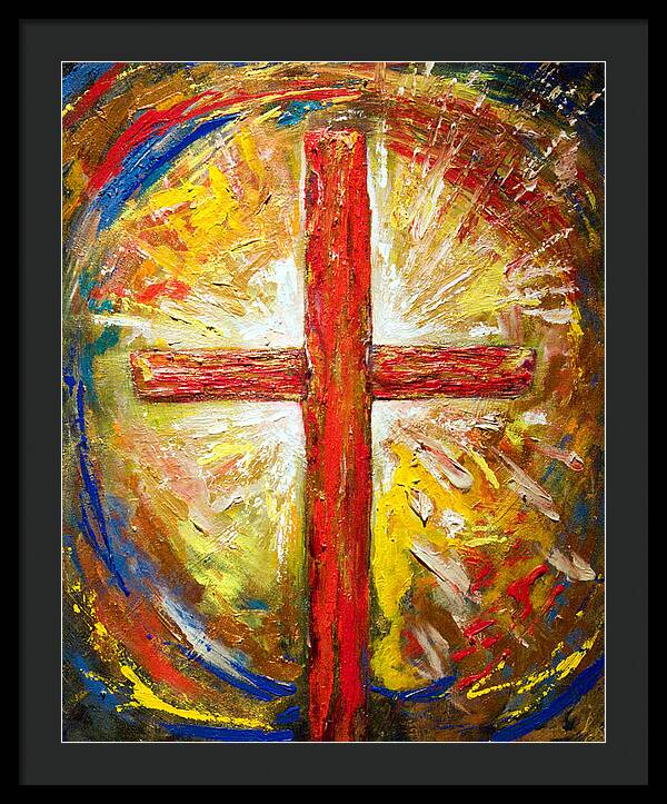 The Cross Painting - Framed Print