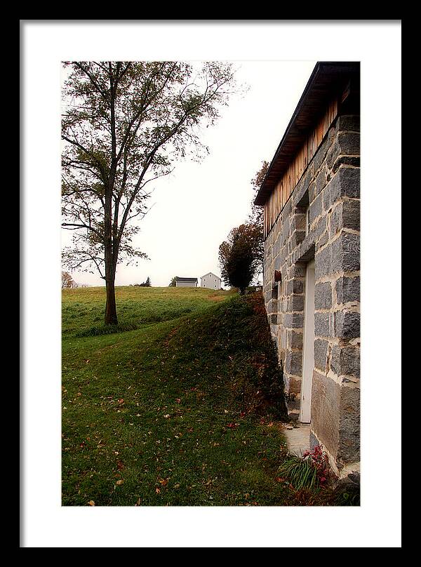 Turning Mill Canterbury Shaker Village - Framed Print