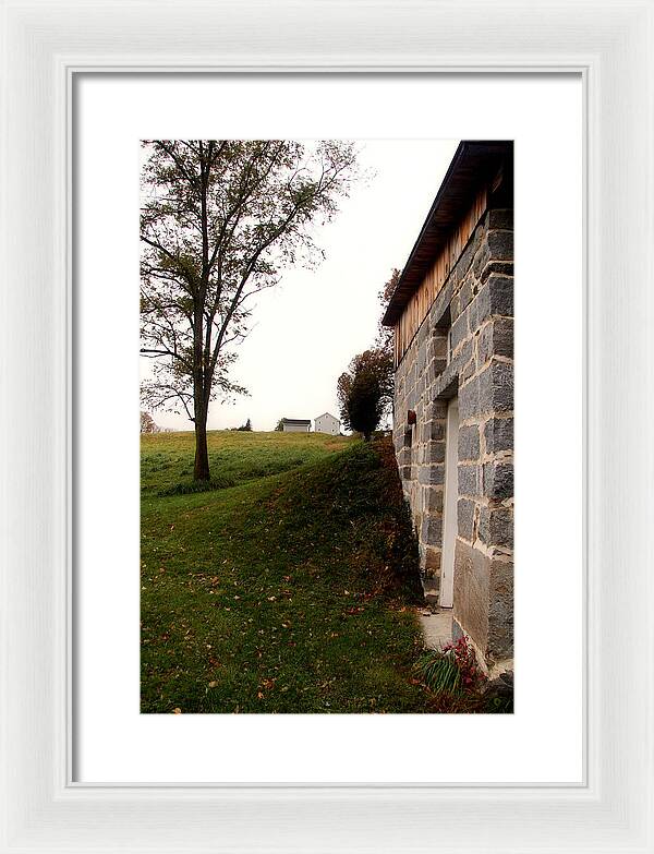 Turning Mill Canterbury Shaker Village - Framed Print