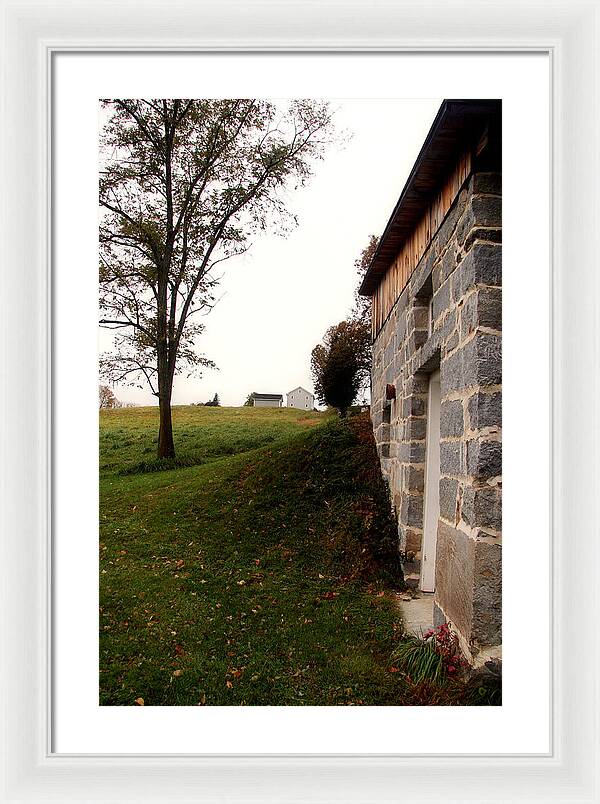 Turning Mill Canterbury Shaker Village - Framed Print