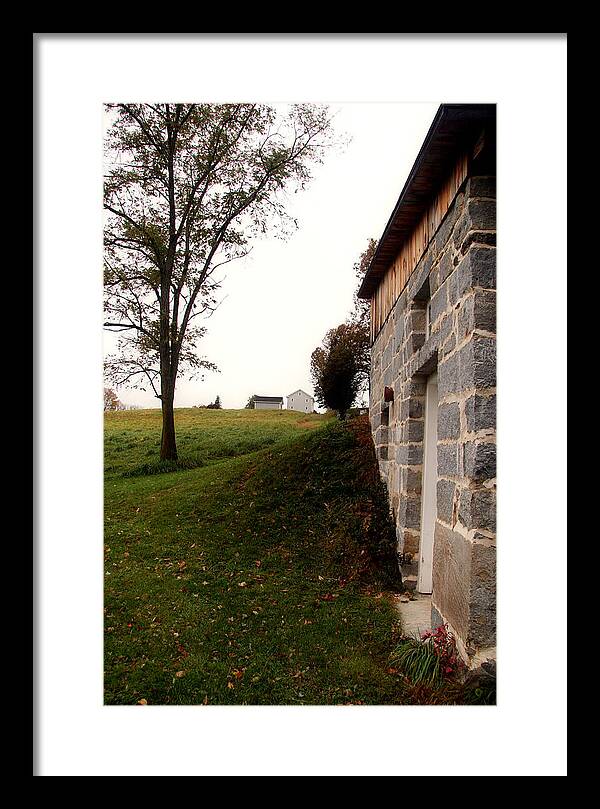 Turning Mill Canterbury Shaker Village - Framed Print