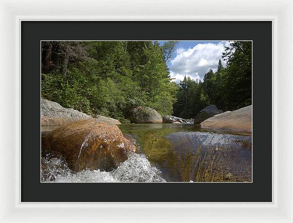 Upper Falls Mount Washington - Framed Print