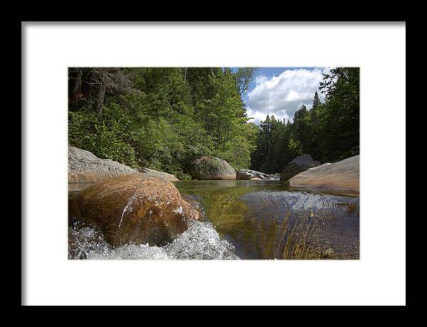 Upper Falls Mount Washington - Framed Print