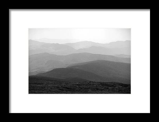 Black and White Landscape - Framed Print